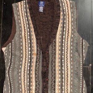 Ivy Collectibles Multicolor Striped Vest